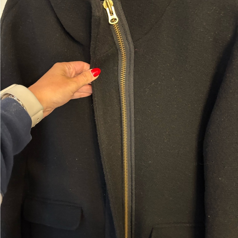 J.Crew Toscana coat in Italian stadium-cloth wool blend - Picture 3 of 10
